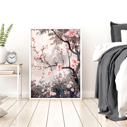 Framed Artworks | Set of 3 Chinoiserie Wall art Prints