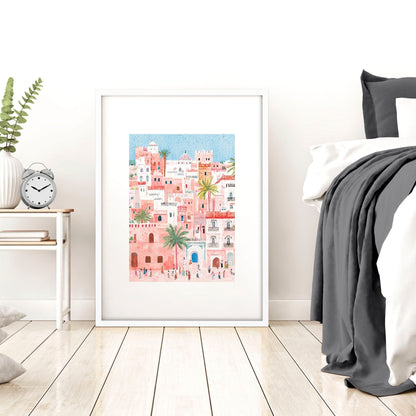 Framed Prints Art | Set of 3 Beach Decor Wall art Prints
