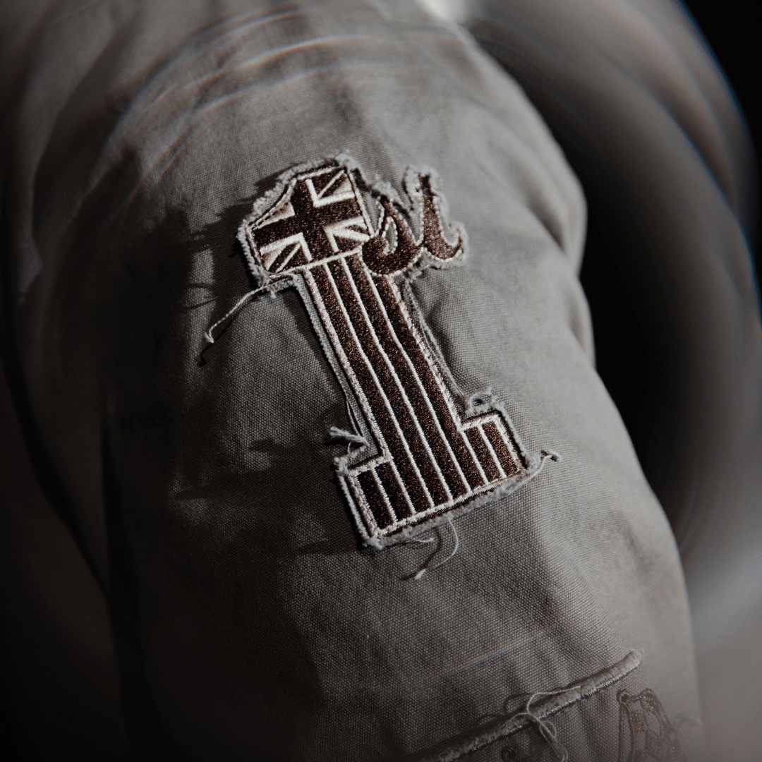 Grey Flattrack Moto Shacket