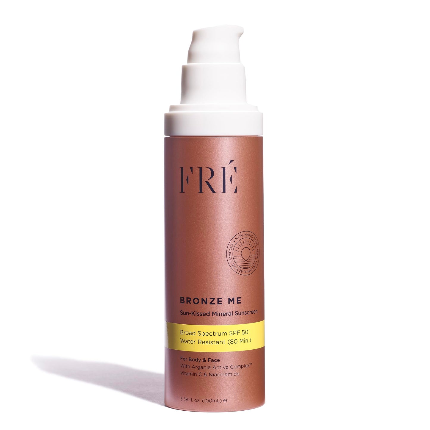 FRÉ Bronze Me SPF 50 – Tinted Mineral Sunscreen for Face & Body