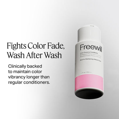Freewill Color Preserve Conditioner | Rich Hydration for Color-Treated Hair – 8.5 oz