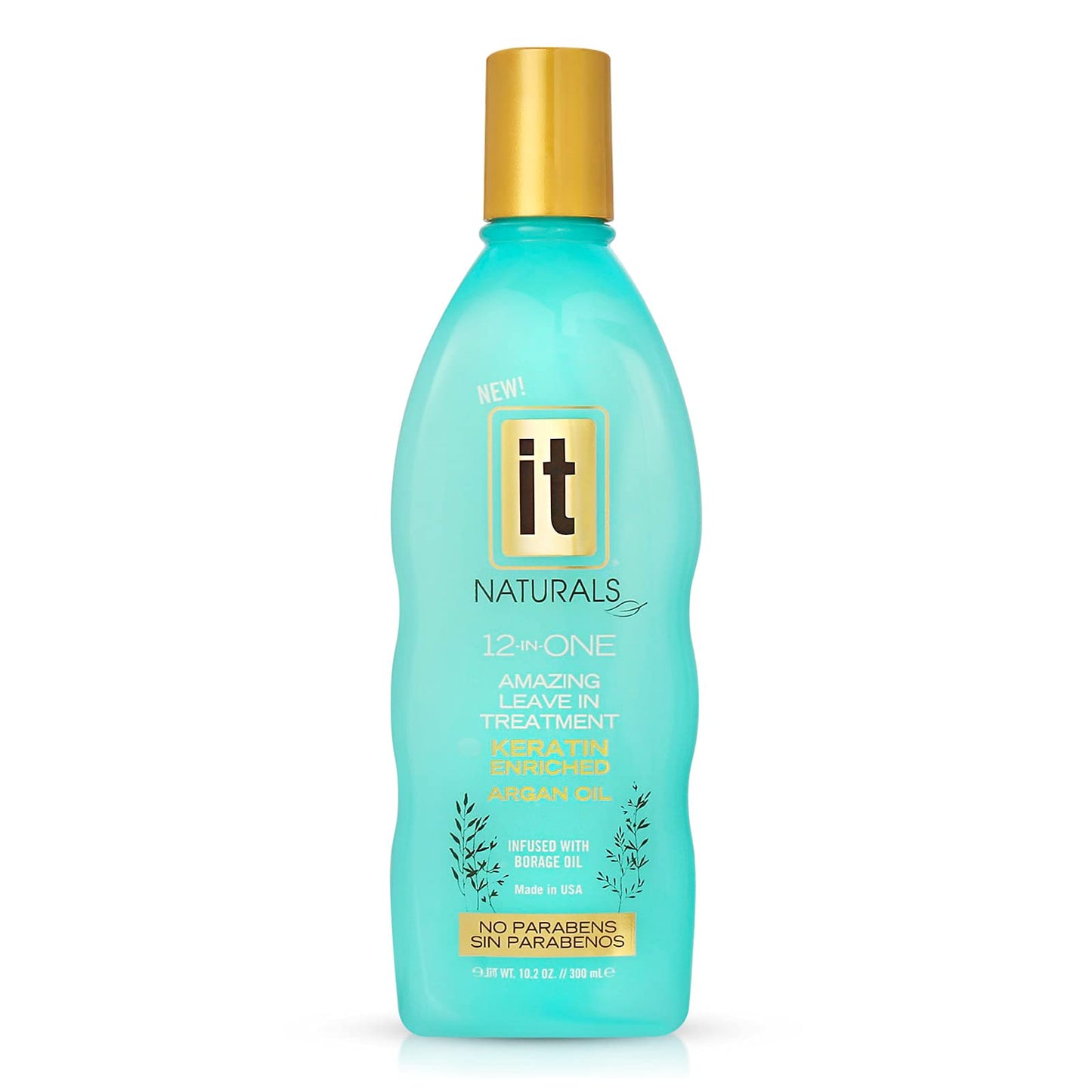 Freeze It 12-in-One Leave-In Hair Treatment with Keratin & Argan Oil – Silky, Shiny Hair