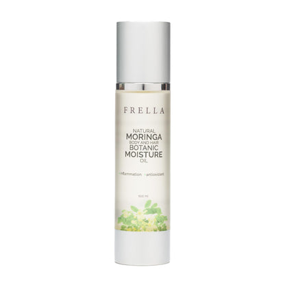 Frella Natural Moringa Oil – Body, Face & Hair Moisturizer, Travel Pack 3.4 fl oz