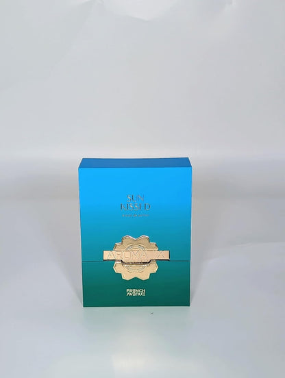 French Avenue Aromatix Sun Kissed Eau de Parfum – Unisex Woody Aromatic, 3.4 oz / 100 ml