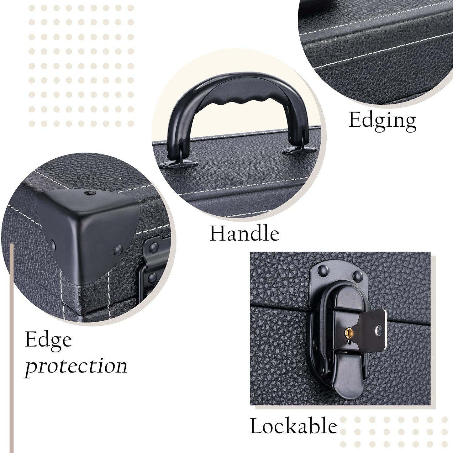 Frenessa Rolling Nail Case – Wheeled Vegan Leather Manicure Organizer for Pros