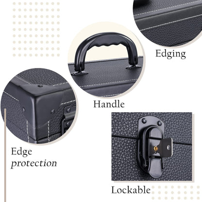 Frenessa Rolling Nail Case – Wheeled Vegan Leather Manicure Organizer for Pros