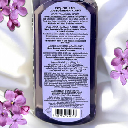 Fresh Cut Lilacs Gentle Foaming Hand Soap – 8.75 oz Pump Bottle for Soft, Fresh Hands