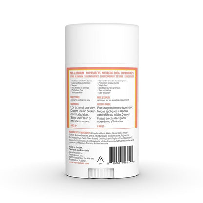 Fresh Kidz Coral Deodorant Stick – Aluminum- and Baking Soda-Free, 24-Hour Odor Protection for Kids & Teens