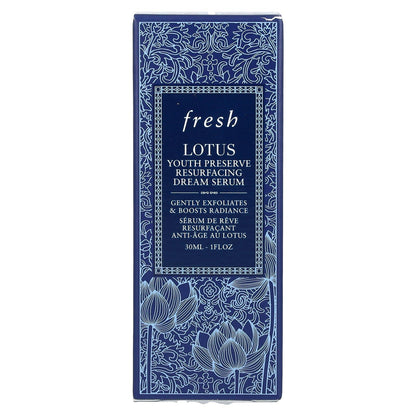 Fresh Lotus Youth Preserve Resurfacing Dream Serum – 1 fl oz (30 ml)