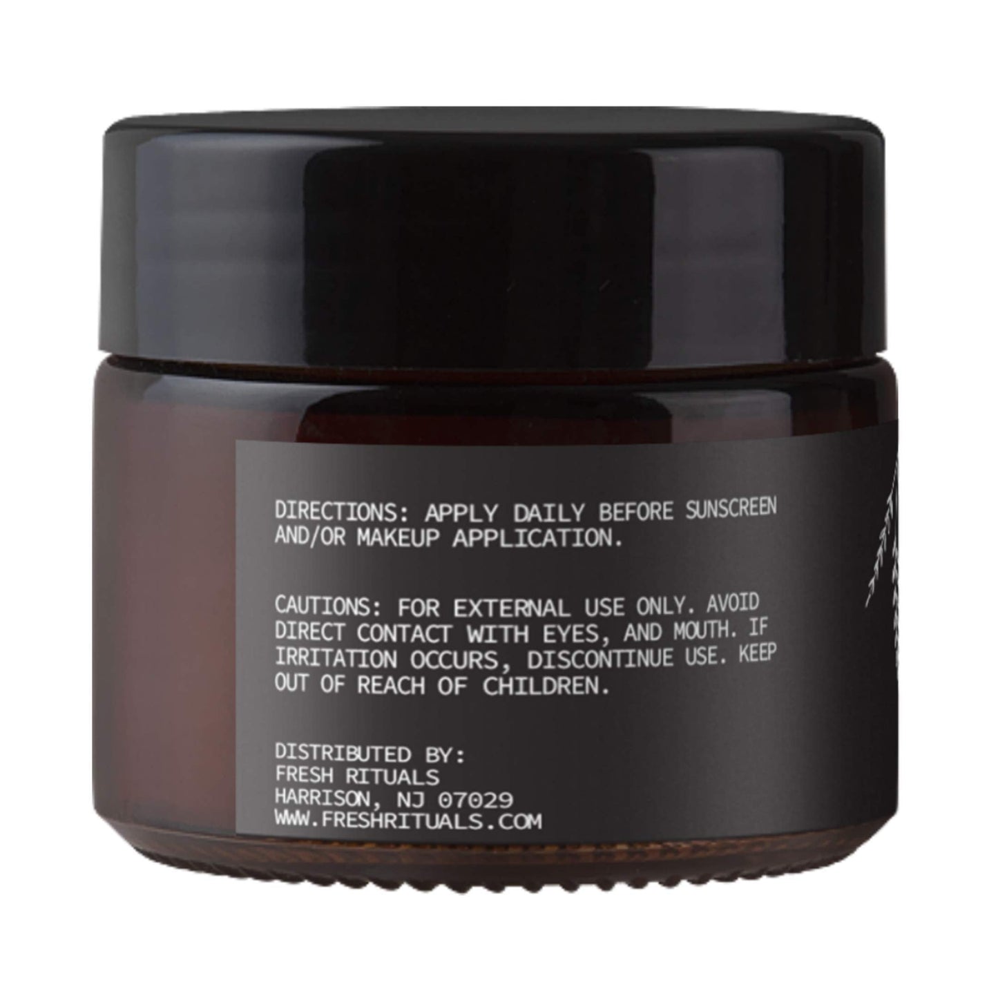 Fresh Rituals Vegan Face Moisturizer with Hyaluronic Acid, Aloe Vera and Niacinamide | 2 ounce | Cruelty Free, Paraben Free, Natural Ingredients | Lightweight Daily Use Moisturizing Cream