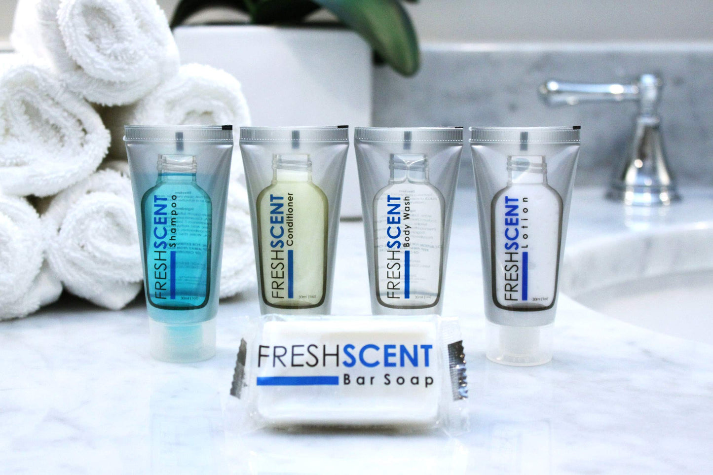 Freshscent Conditioner 1oz (200 Pack) – Hotel Travel Size Bulk Amenities
