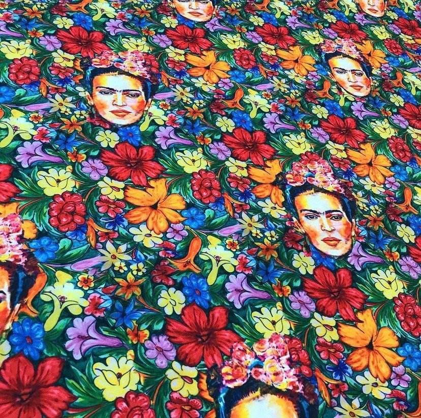 Frida Flowers Outdoor Fabric by Metre