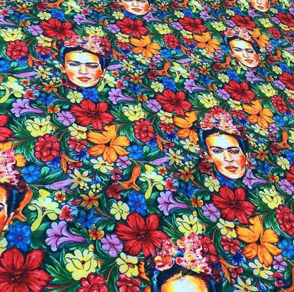 Frida Flowers Outdoor Fabric by Metre