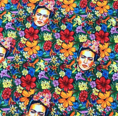 Frida Flowers Outdoor Fabric by Metre