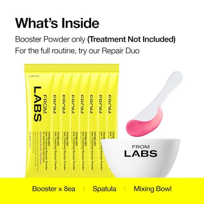 FROMLABS Hair Treatment Booster Powder – Keratin Mix-In for Intensive Care (2g x 8 Packets)