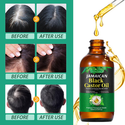 Frovetani 120ML Jamaican Black Castor Oil – Organic Cold-Pressed for Hair & Brows