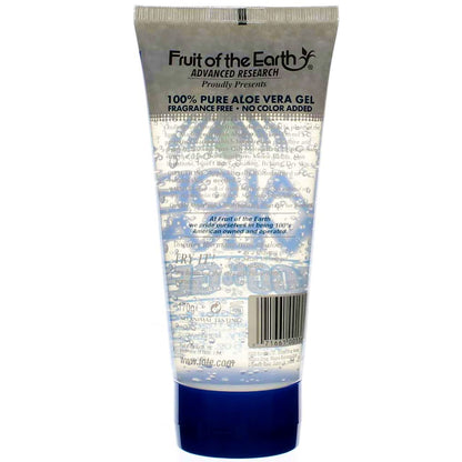Fruit of the Earth Aloe Vera 100% Gel — 6 oz Tube (Pack of 2)