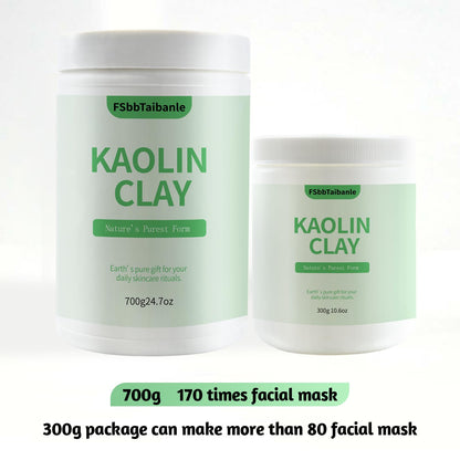 FSbbTaibanle White Kaolin Clay Powder – Ultra-Fine Cosmetic Grade, 32 oz for DIY Skincare