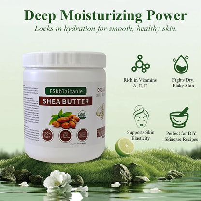 FSbbTaibanle Raw Shea Butter 16 oz – Pure Organic Skin Care
