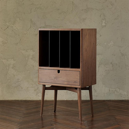 FU28 Bedside Table, Dark Oak