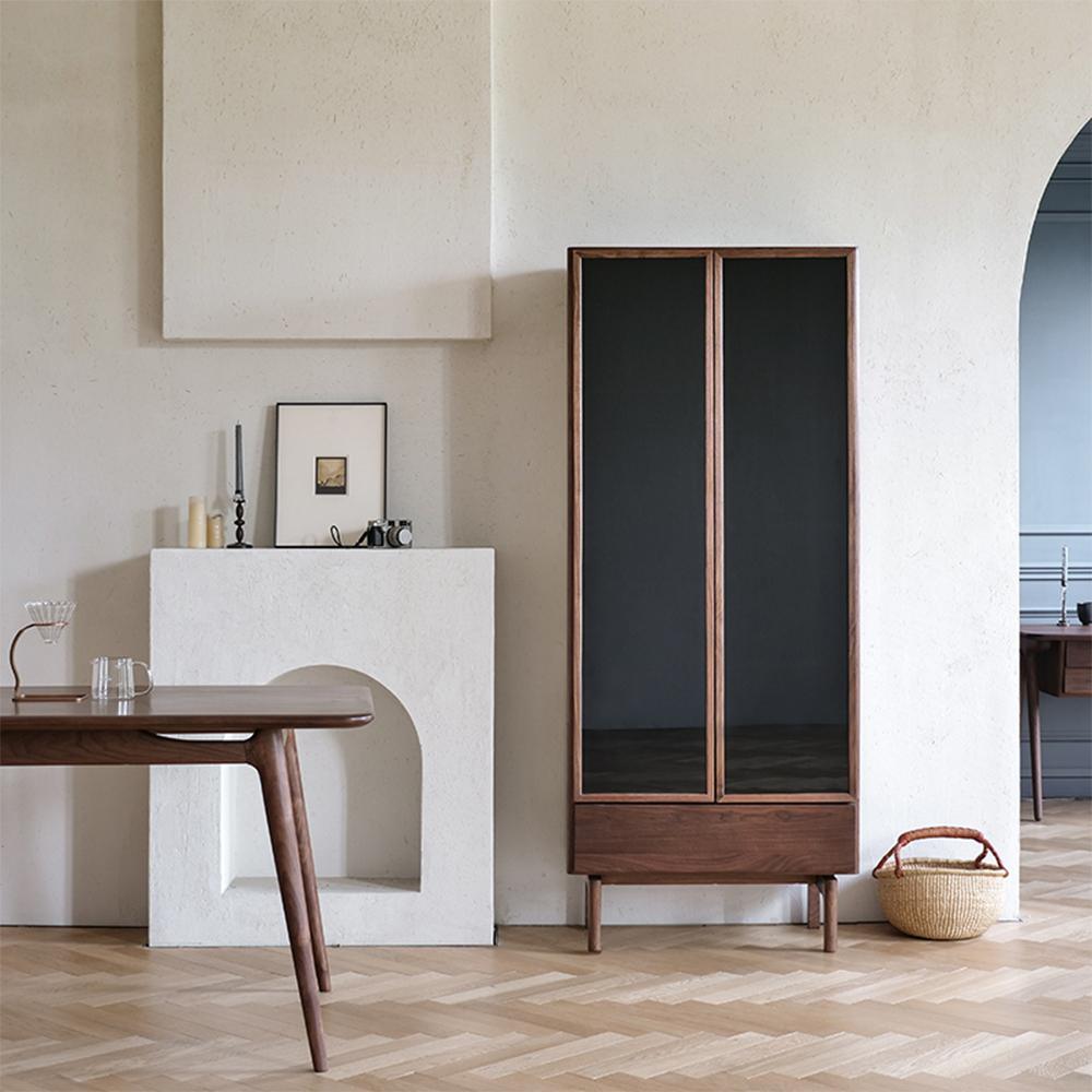 FU354 Shelves Storage, Walnut