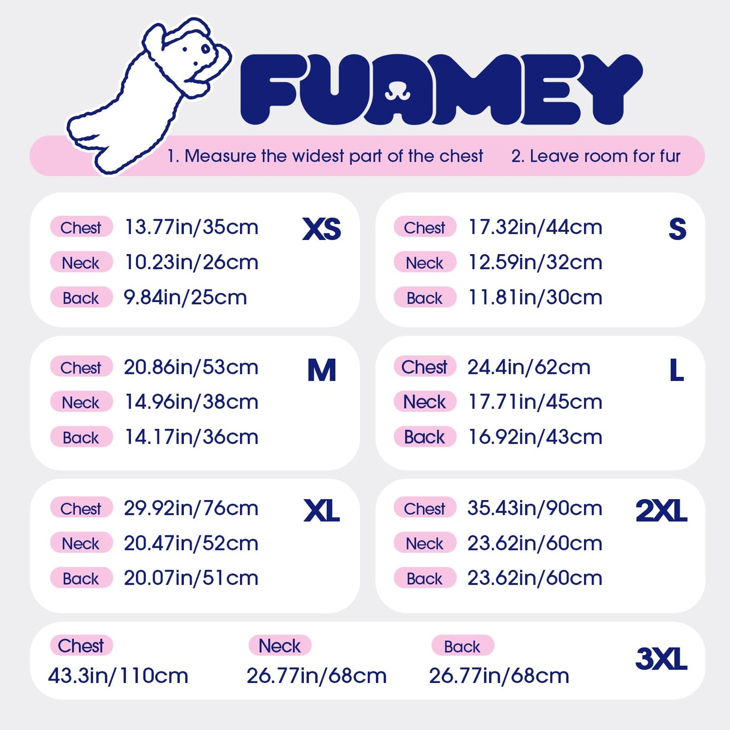 FUAMEY Large Dog Coat – Waterproof Winter Jacket with Built-in Harness