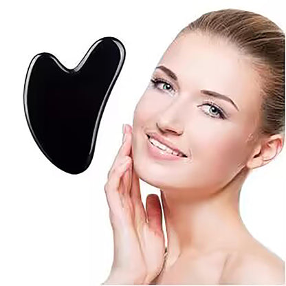 FUANKANG Gua Sha Obsidian Tool – Facial & Body Massage for Smoother Skin