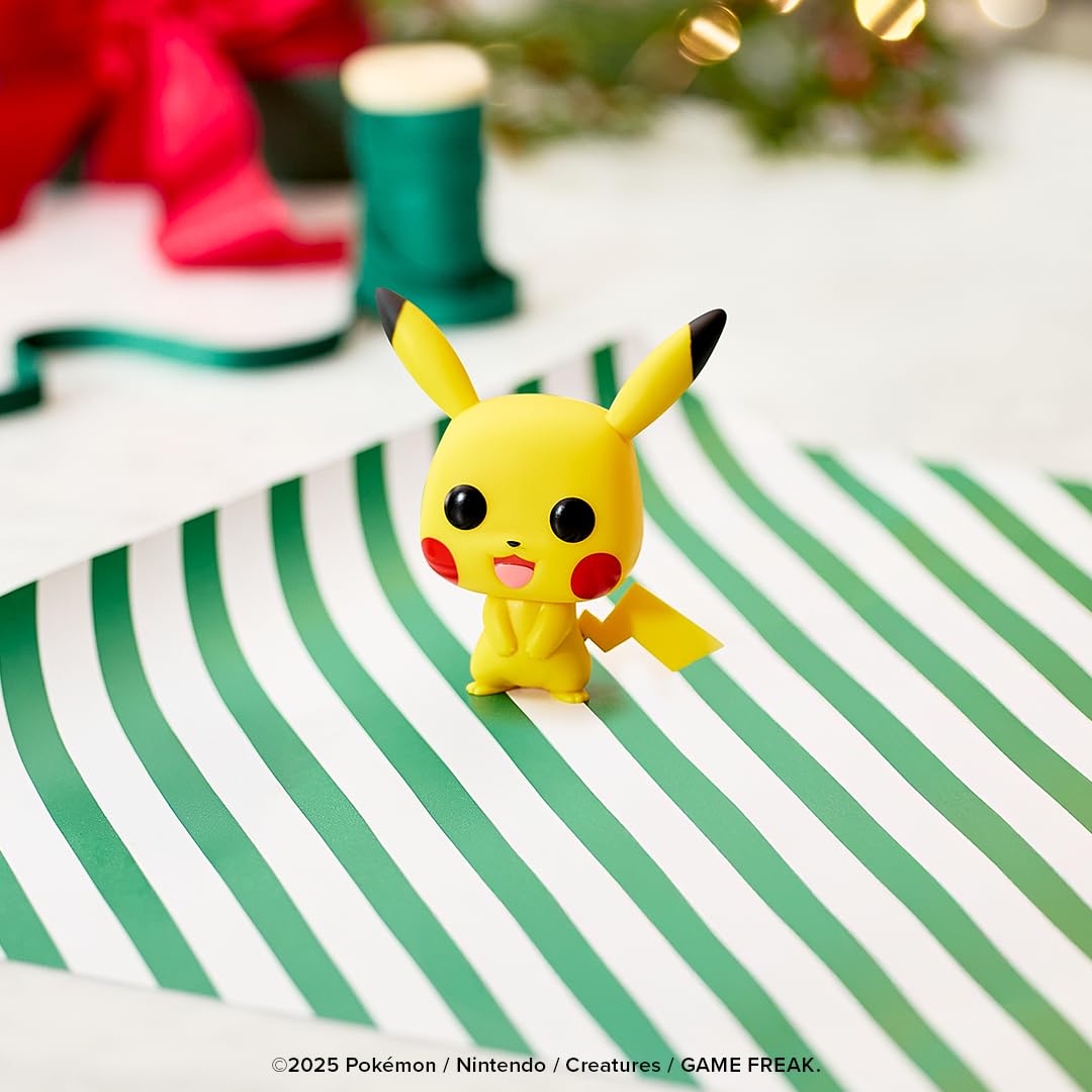 Funko Pop Bitty Pokémon Collection – Pikachu, Vaporeon, Caterpie & Cubone 0.9" Figures + Stackable Display Case