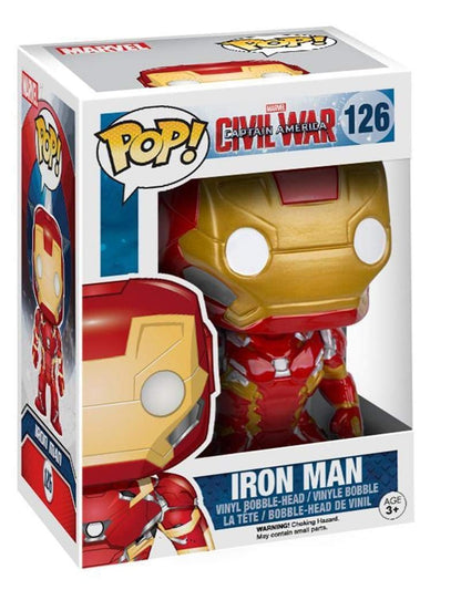 Funko POP Marvel: Captain America Civil War Iron Man Action Figure – 3.75-Inch Collectible (7224)