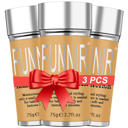 FUNNIR Hair Wax Stick — Edge Control, Frizz Tamer, Bun Maker | 3-Pack