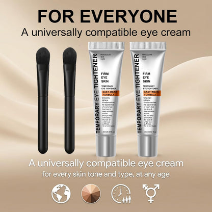 Fuputo Perfection Eye Tightener Cream – Instant Firming Eye Care (2PCS with 2 Brushes)