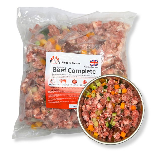 Fur Baby Nutrition Beef Complete Frozen Dog Food 1kg