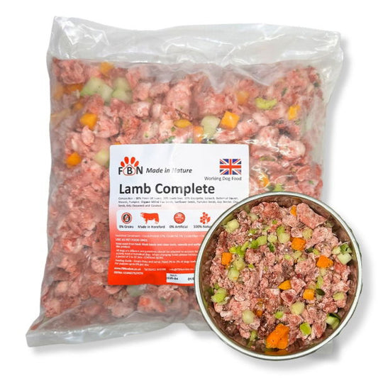 Fur Baby Nutrition Lamb Complete Frozen Dog Food 1kg