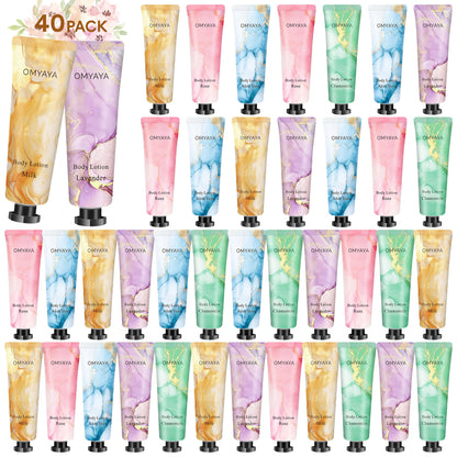 Furnizone Body Lotion 40-Pack Gift Set – Travel-Size 20ml Lotions