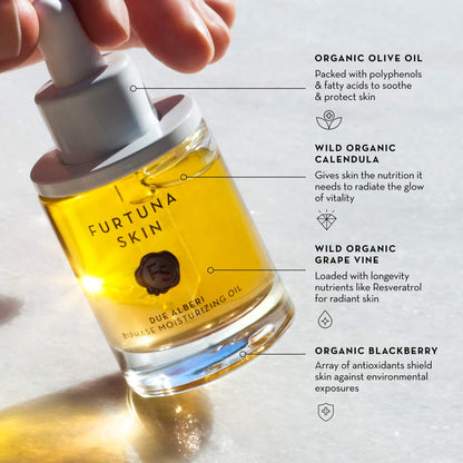 Furtuna Skin Biphase Moisturizing Oil – Hydration, Plumping & Protective Face & Neck Care