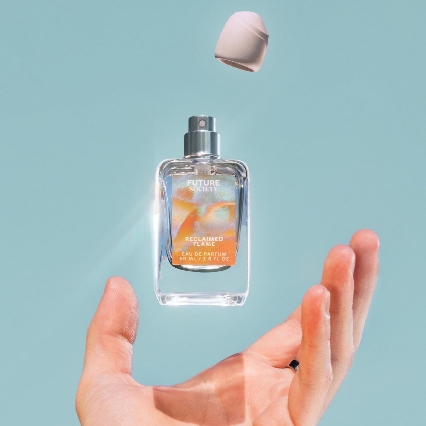 Future Society Reclaimed Flame Perfume – Rich Citrus Eau de Parfum with Bergamot, Grapefruit & Eucalyptus | Unisex 50ml