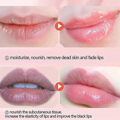 FYEBOO Fruit Lip Mask Set: Honey and Vitamin E for Overnight Moisturizing (6 Flavors)