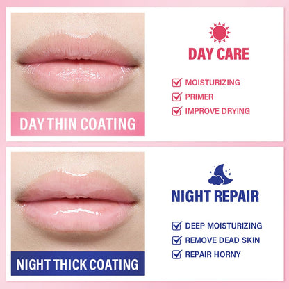 FYEBOO Fruit Lip Mask Set: Honey and Vitamin E for Overnight Moisturizing (6 Flavors)