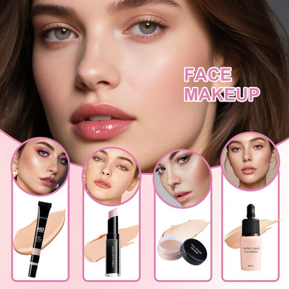 Fynqwor Valentines Day Makeup Set – All-in-One Kit for Women & Teens