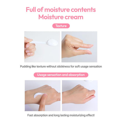 G9SKIN White In Moisture Cream – Milky Pudding Moisturizer for Face & Body 100g