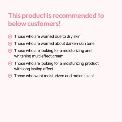 G9SKIN White In Moisture Cream – Milky Pudding Moisturizer for Face & Body 100g