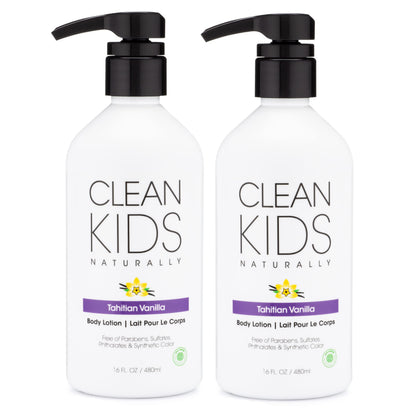 Gabriel Cosmetics Clean Kids Tahitian Vanilla Body Lotion 16oz (2 Pack) – EWG Verified