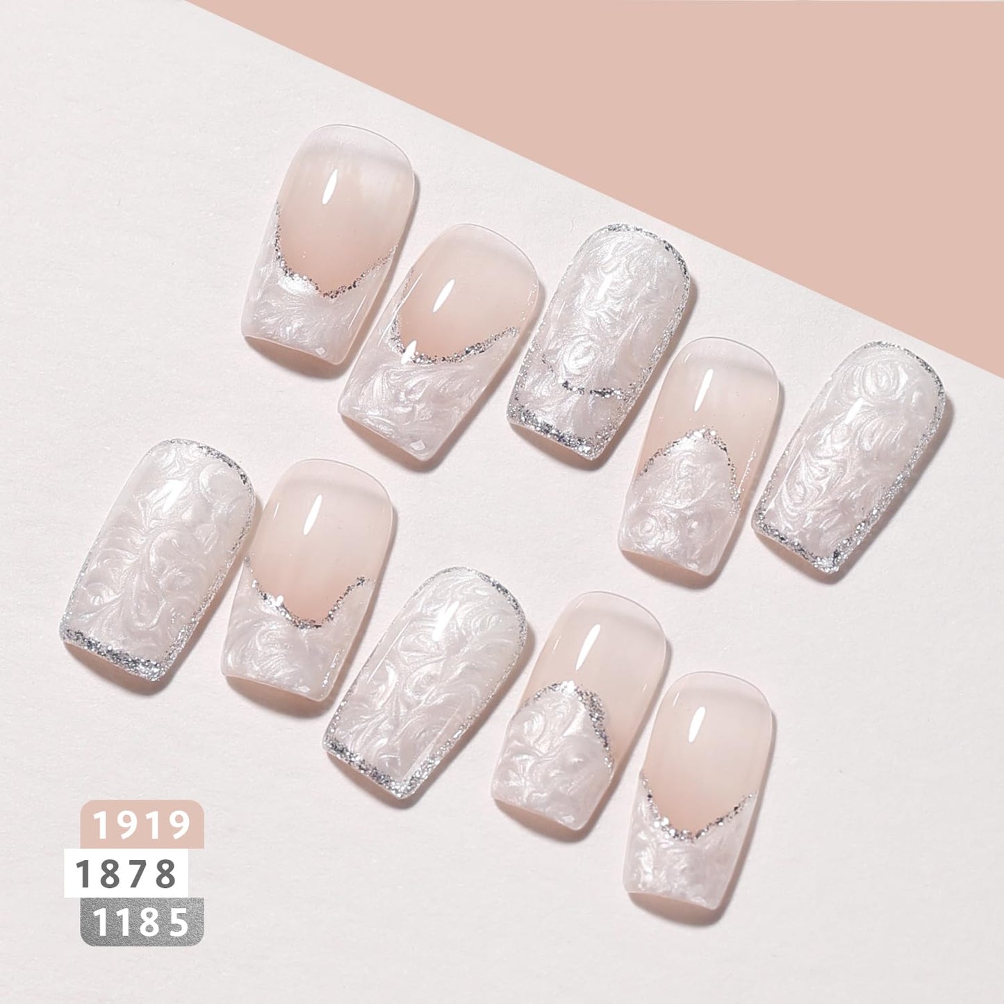 GAOY Pearl Gel Nail Polish Set – 6 Mermaid Shimmer Colors, Baroque Pearl Finish