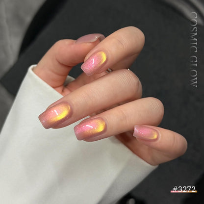 GAOY Glitter Cat Eye Gel Polish Kit with Magnet – 6 Holographic Colors
