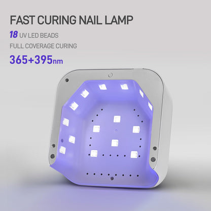 GAOY UV Light for Gel Nails | Fast Curring Nail Lamp with Infrared Sensor & 3 Timers – Salon & Home