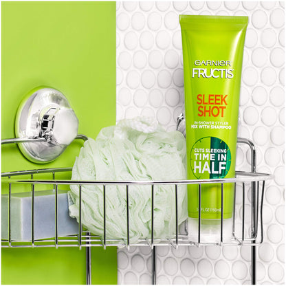Garnier Fructis Sleek Shot In-Shower Styler, 5.1 oz – Fast In-Shower Sleek & Frizz Control