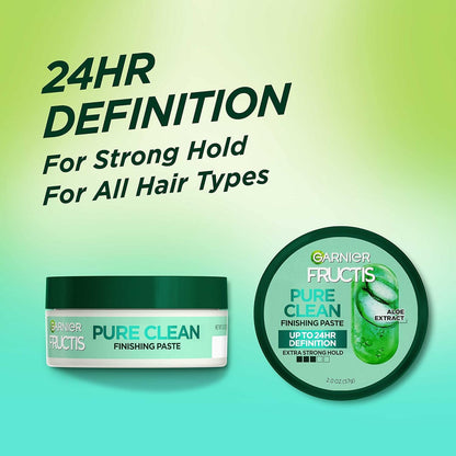 Garnier Fructis Style Pure Clean Finishing Paste 2 oz Pack of 10 - Flexible Hold & Clean Finish