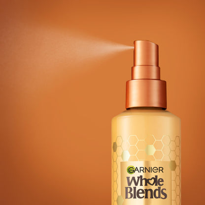 Garnier Whole Blends Hair Honey Milk Heat Protectant Spray – Up to 100Hrs Frizz Control (2 x 8.5 oz)