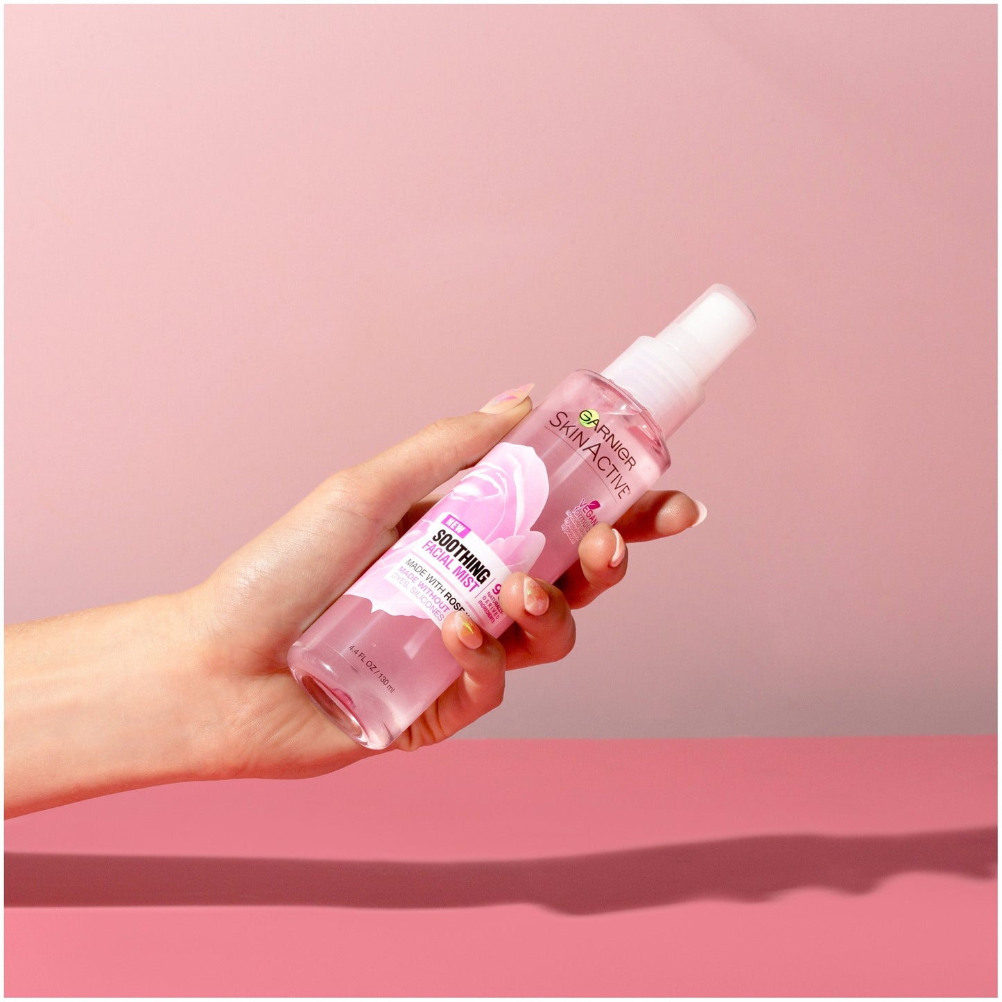Garnier SkinActive Rose Water Facial Mist Spray – Hydration & Refresh, 4.4 oz