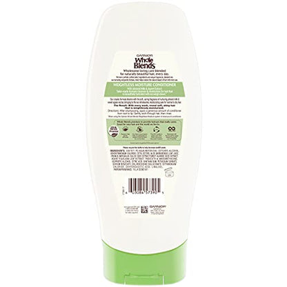 Garnier Whole Blends Nurturing Almond Milk and Agave Extract Conditioner – Weightless Moisture for Normal to Dry Hair | Paraben Free | 12.5 fl oz